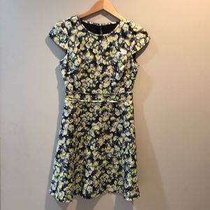 J Crew floral silk dress